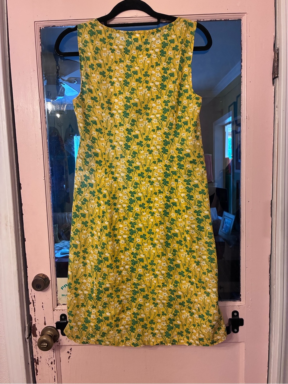 Sleeveless Yellow Floral Tie-Waist Mini Dress by Field Day - Picture 4 of 5